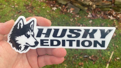 Husky Car Badge Laser Cutting Car Emblem CE074