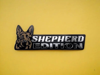 German Shepherd Car Badge Laser Cutting Car Emblem CE034