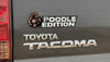 Poodle Car Badge Laser Cutting Car Emblem CE046