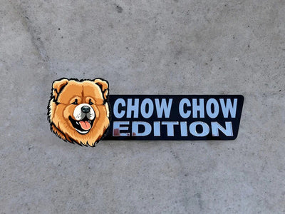Chow Chow Car Badge Laser Cutting Car Emblem CE063