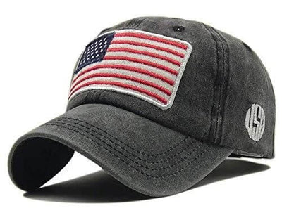 Gorra de béisbol con bandera estadounidense Gorra de camionero con bandera de EE. UU.