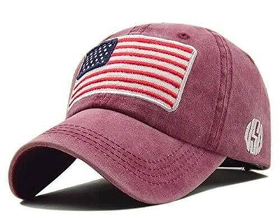 Berretto da baseball con bandiera americana Cappello da camionista con bandiera USA