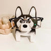 Handmade Glasses Stand F250 Lovely Husky