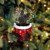 Scottish Terrier In Snow Pocket Christmas Ornament SP270