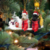 Scottish Terrier Christmas Ornament SM080