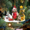 American Bully Dog Christmas Ornament SM114