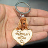 Cocker Spaniel What Greater Gift Than The Love Of A Dog Acrylic Keychain GG027
