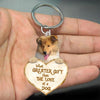 Rough Collie What Greater Gift Than The Love Of A Dog Acrylic Keychain GG076