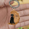 Black Labrador Retriever Forever In My Heart Acrylic Keychain FK004