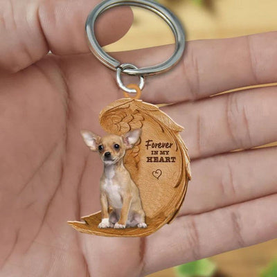 Chihuahua Forever In My Heart Acrylic Keychain FK010