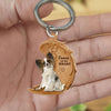 Papillon Forever In My Heart Acrylic Keychain FK050
