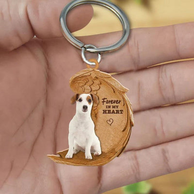 Jack Russell Terrier Forever In My Heart Acrylic Keychain FK058