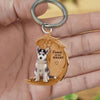 Siberian Husky Forever In My Heart Acrylic Keychain FK067