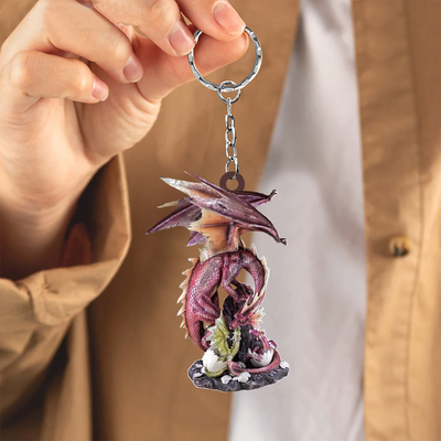 Gift For Dragon Lover Acrylic Keychain DK036