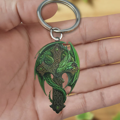 Gift For Dragon Lover Acrylic Keychain DK041