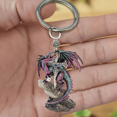 Gift For Dragon Lover Acrylic Keychain DK052