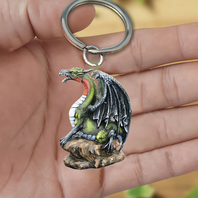 Gift For Dragon Lover Acrylic Keychain DK054