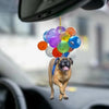 English Mastiff Fly With Bubbles Car Hanging Ornament BC040