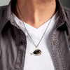 Rottweiler Sleeping Angel Stainless Steel Necklace SN021