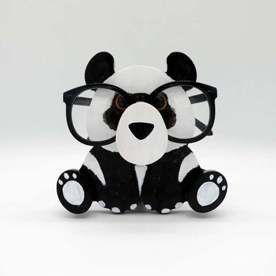 Handmade Glasses Stand F264 Lovely Panda