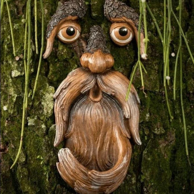 Unique Bird Feeders for Outdoors Old Man Tree Art