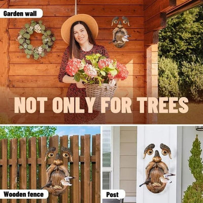 Unique Bird Feeders for Outdoors Old Man Tree Art