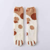 Griffes de chat d'hiver Chaussettes de sol épaisses et chaudes pour le sommeil